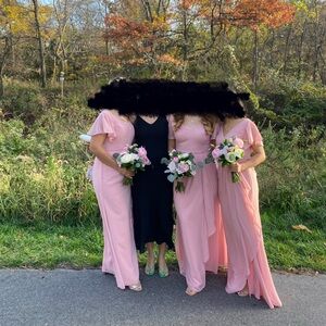 Elegant Pink Davids Bridal Gown